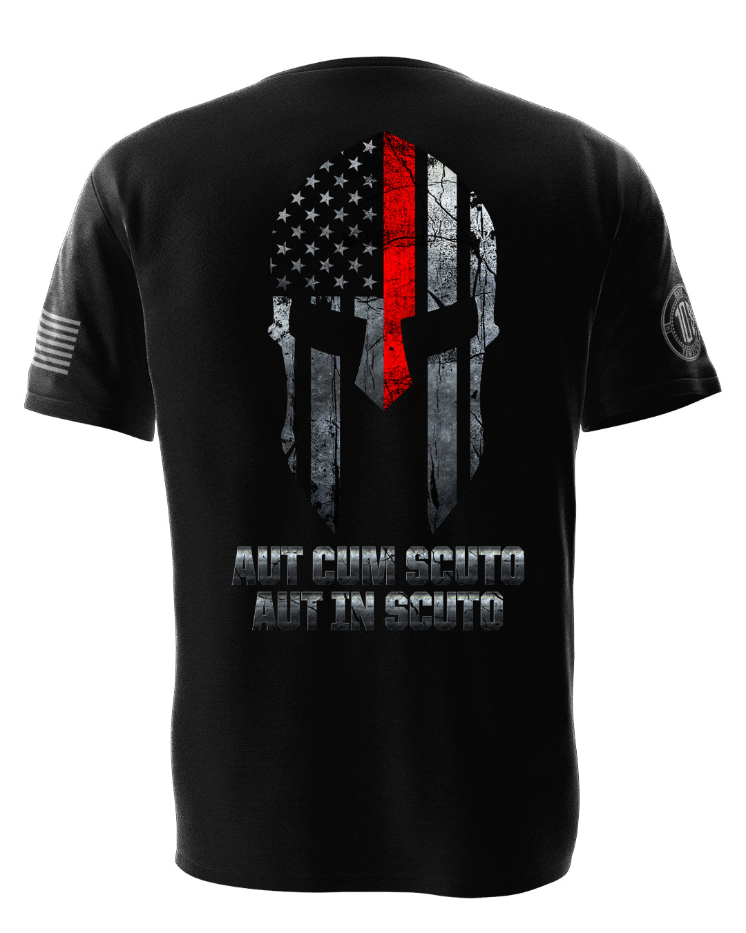 Red Line Spartan "Aut Cum Scuto Aut In Scuto" Tee