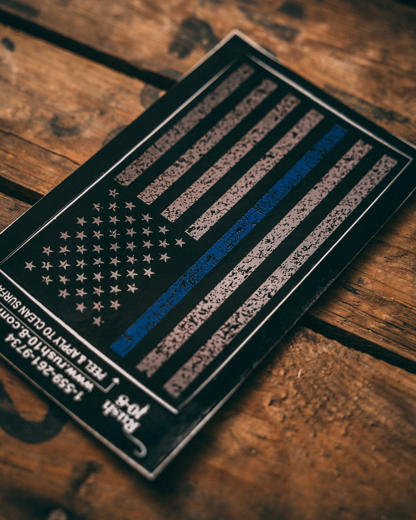 Blue Line Flag Sticker