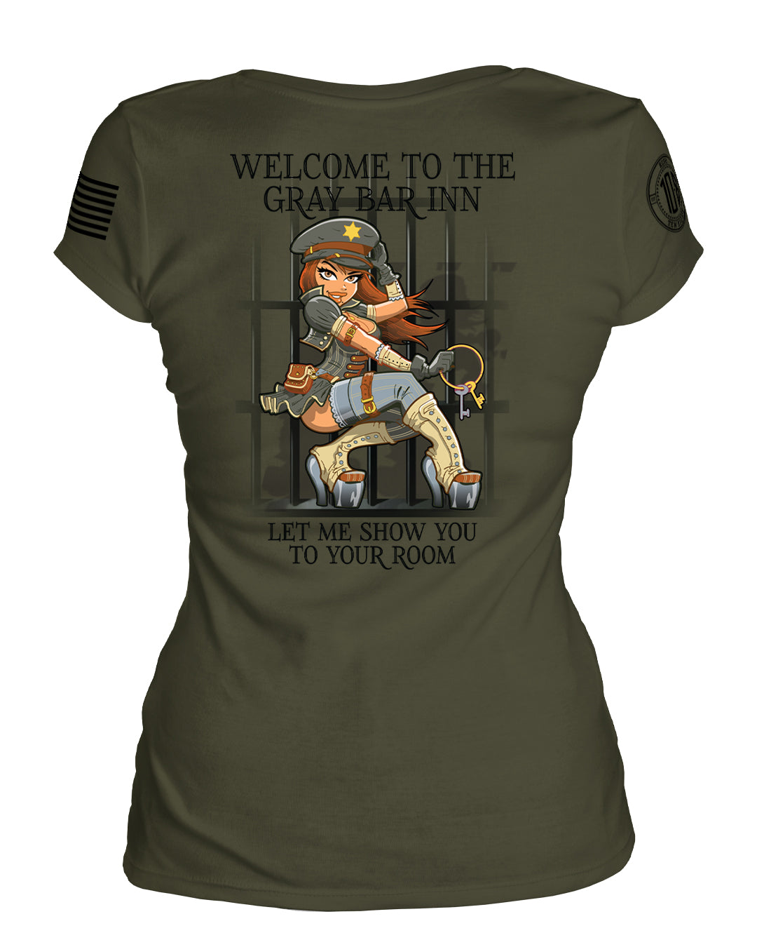 Gray Bar Inn Women's V-Neck Tee