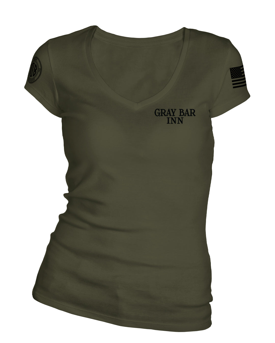 Gray Bar Inn Women's V-Neck Tee