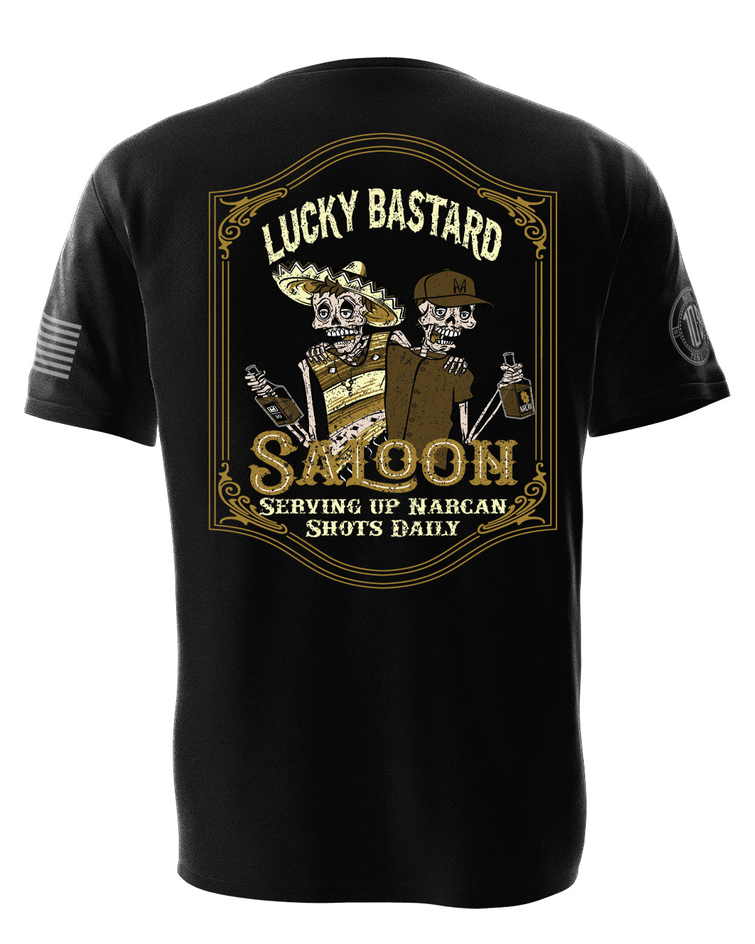 Lucky Bastard Saloon Tee Rush Ten Eight