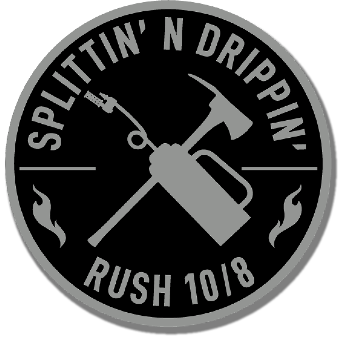 Splittin N Drippin Sticker