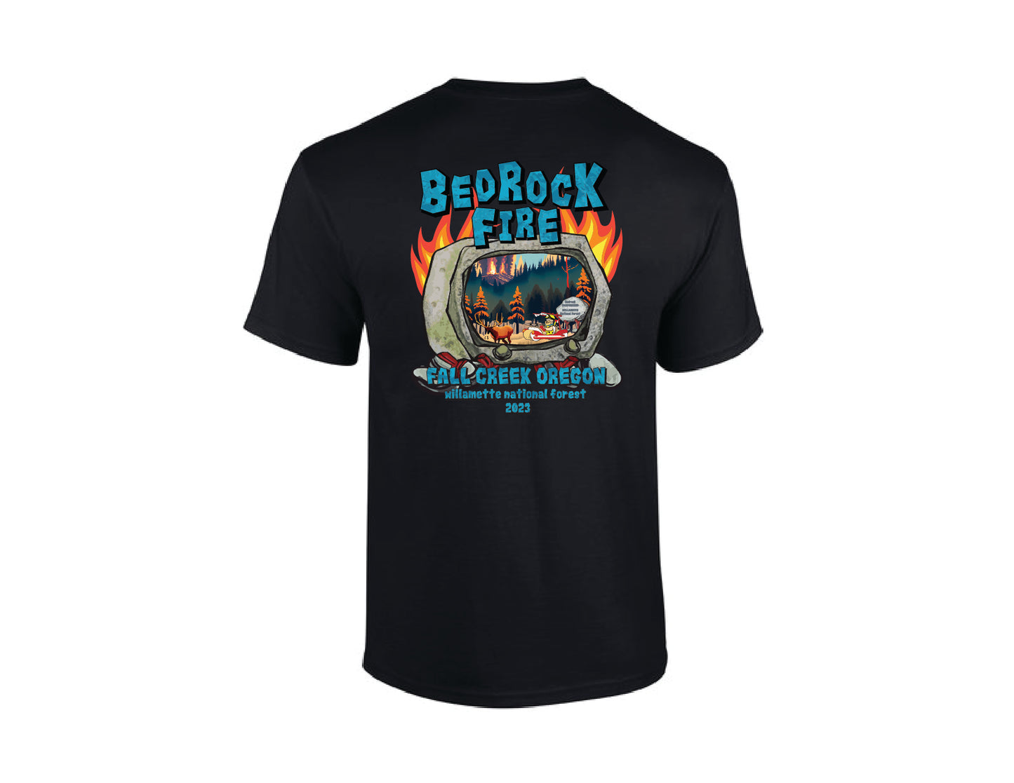 YOUTH BEDROCK FIRE SHIRT
