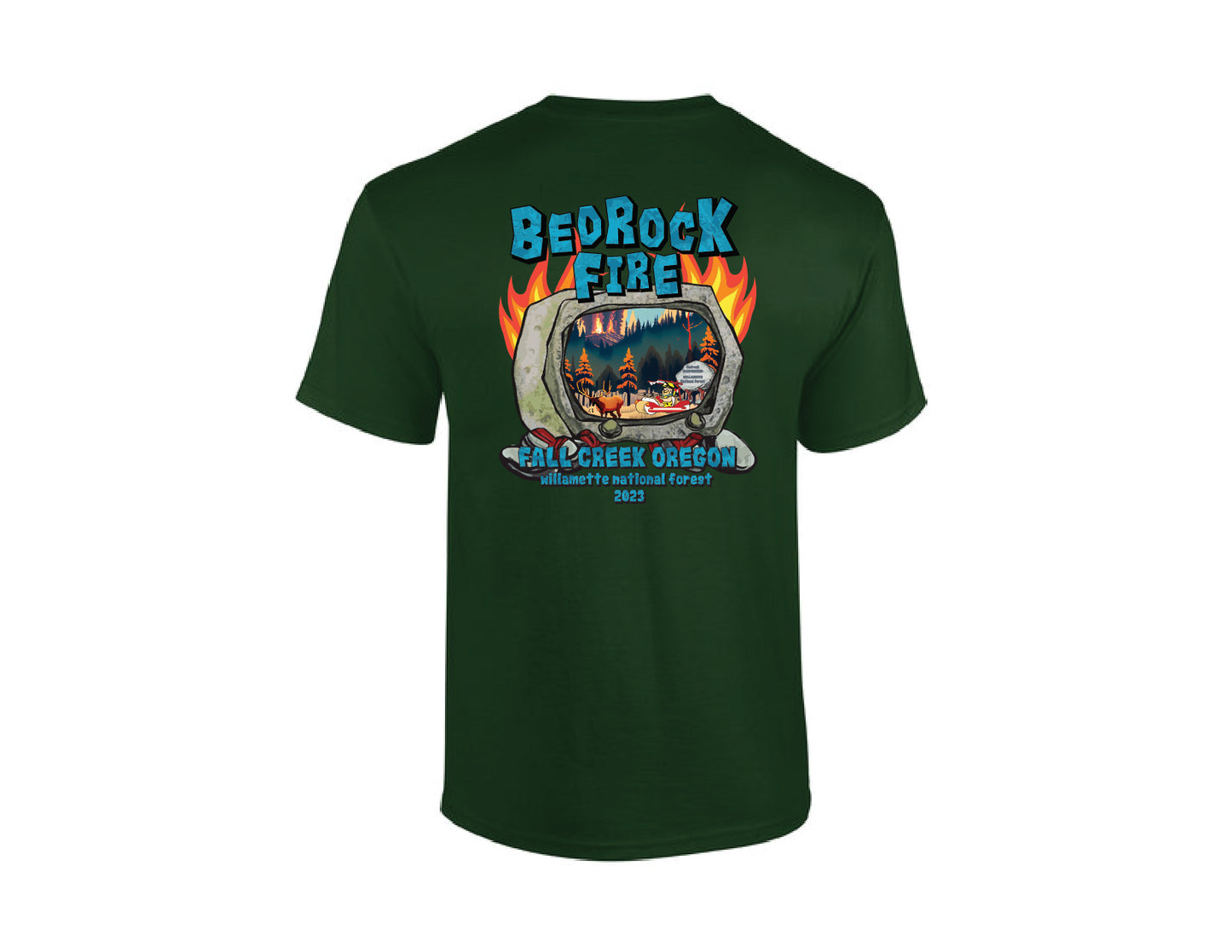 YOUTH BEDROCK FIRE SHIRT