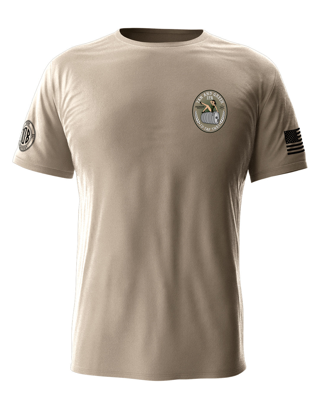 Tan & Green IPA Men's Tee
