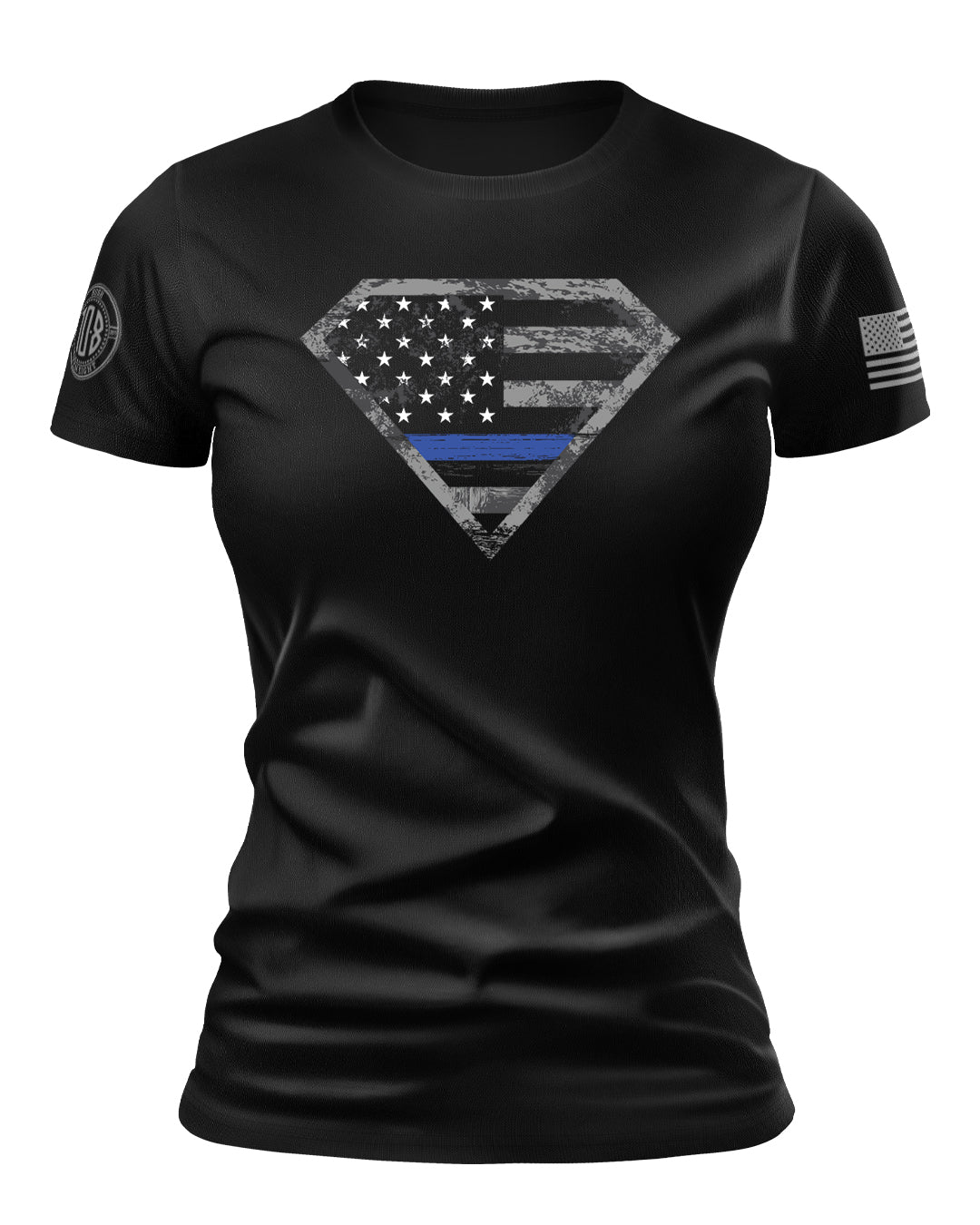 Thin Blue Line Shield Women's Tee