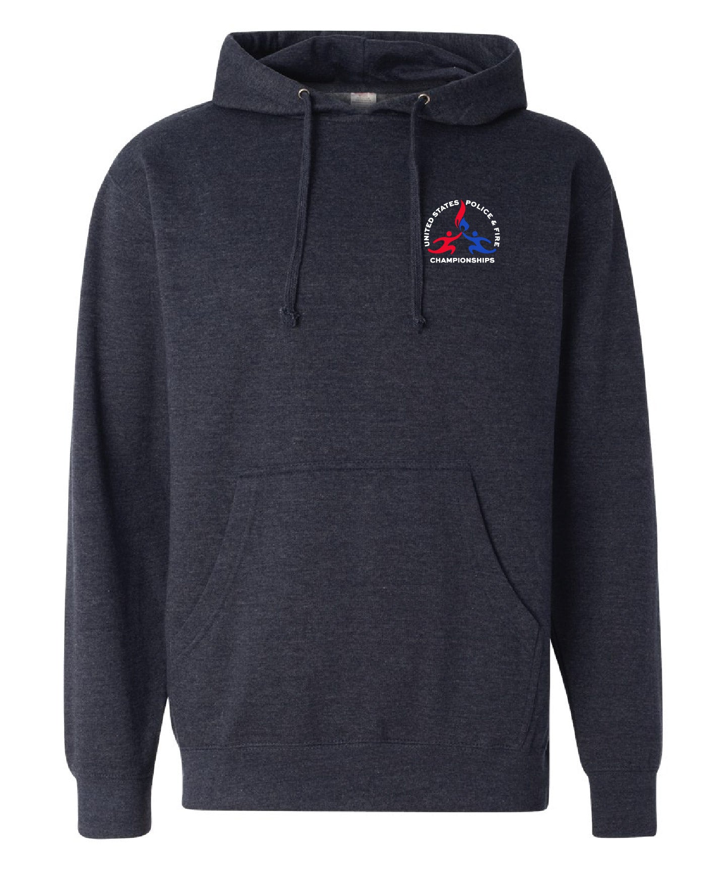 USPFC Heather Navy Independent Trading Co. Unisex Midweight Hooded Sweatshirt