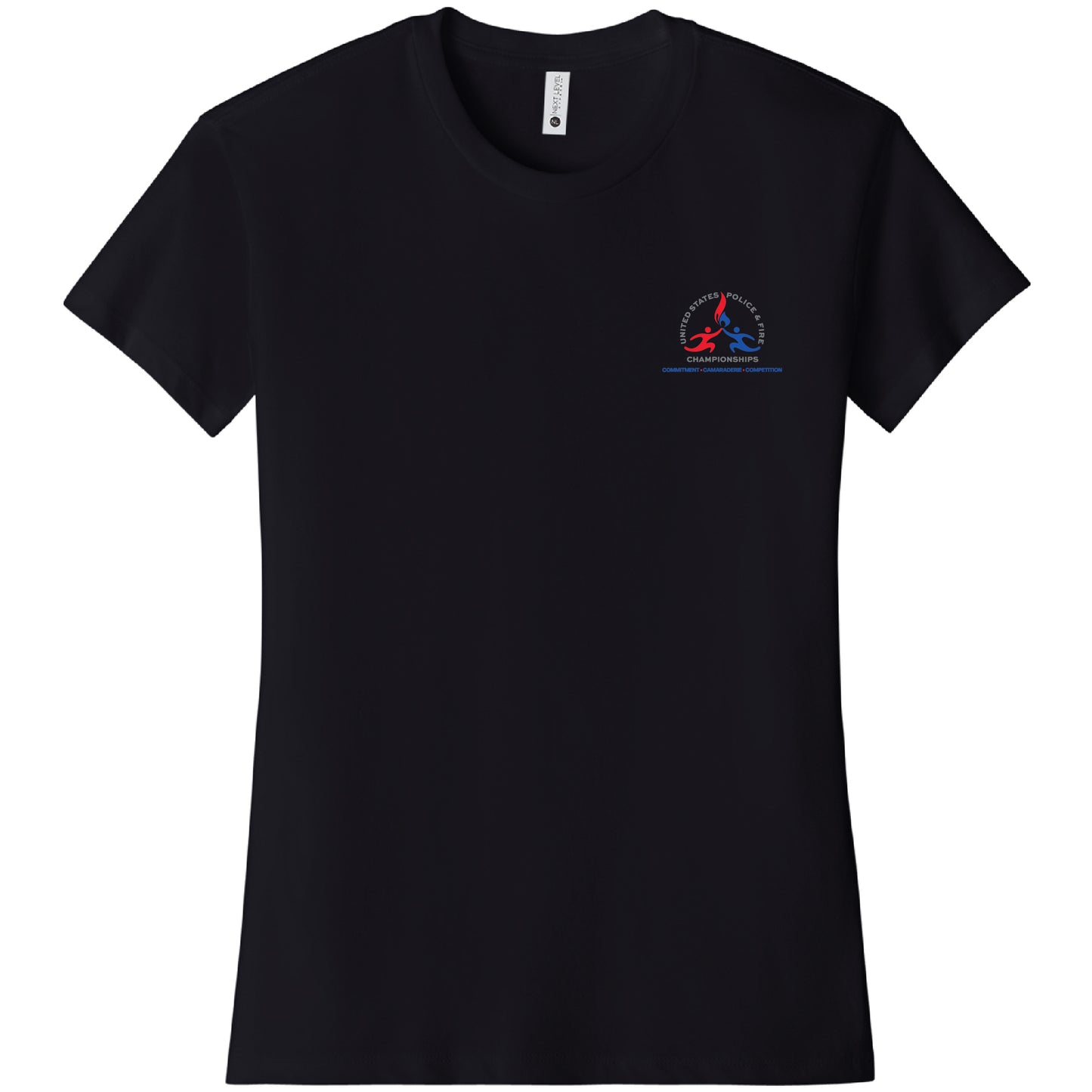 USPFC Black Next Level Apparel® Women’s CVC Relaxed Tee