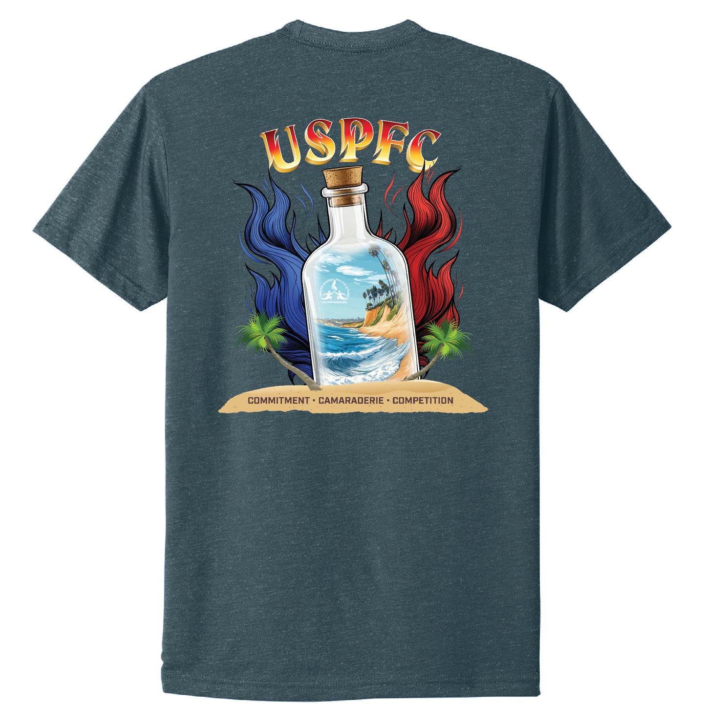 USPFC Indigo Blue Next Level Apparel® Unisex CVC Tee