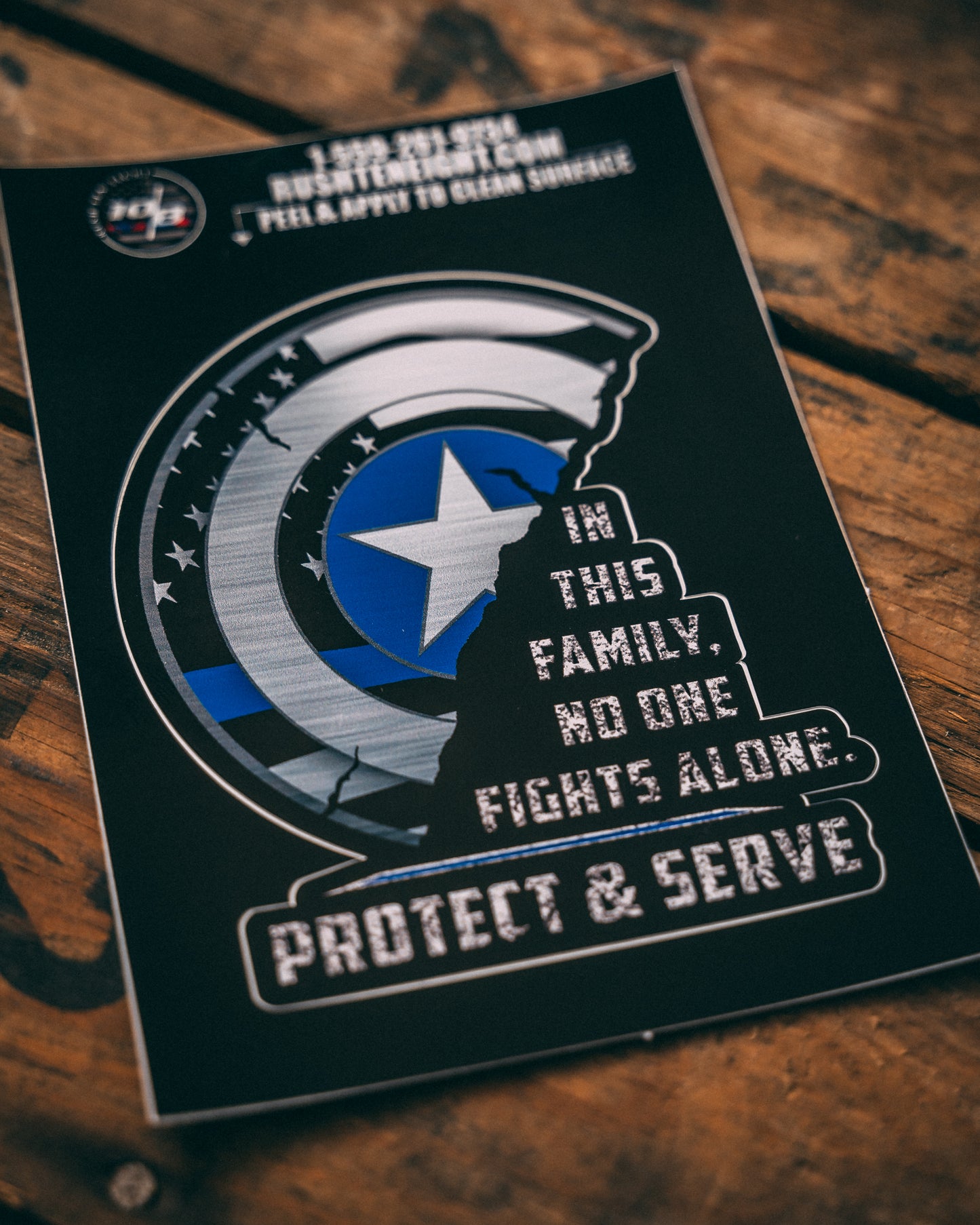 Protect and Serve Sticker
