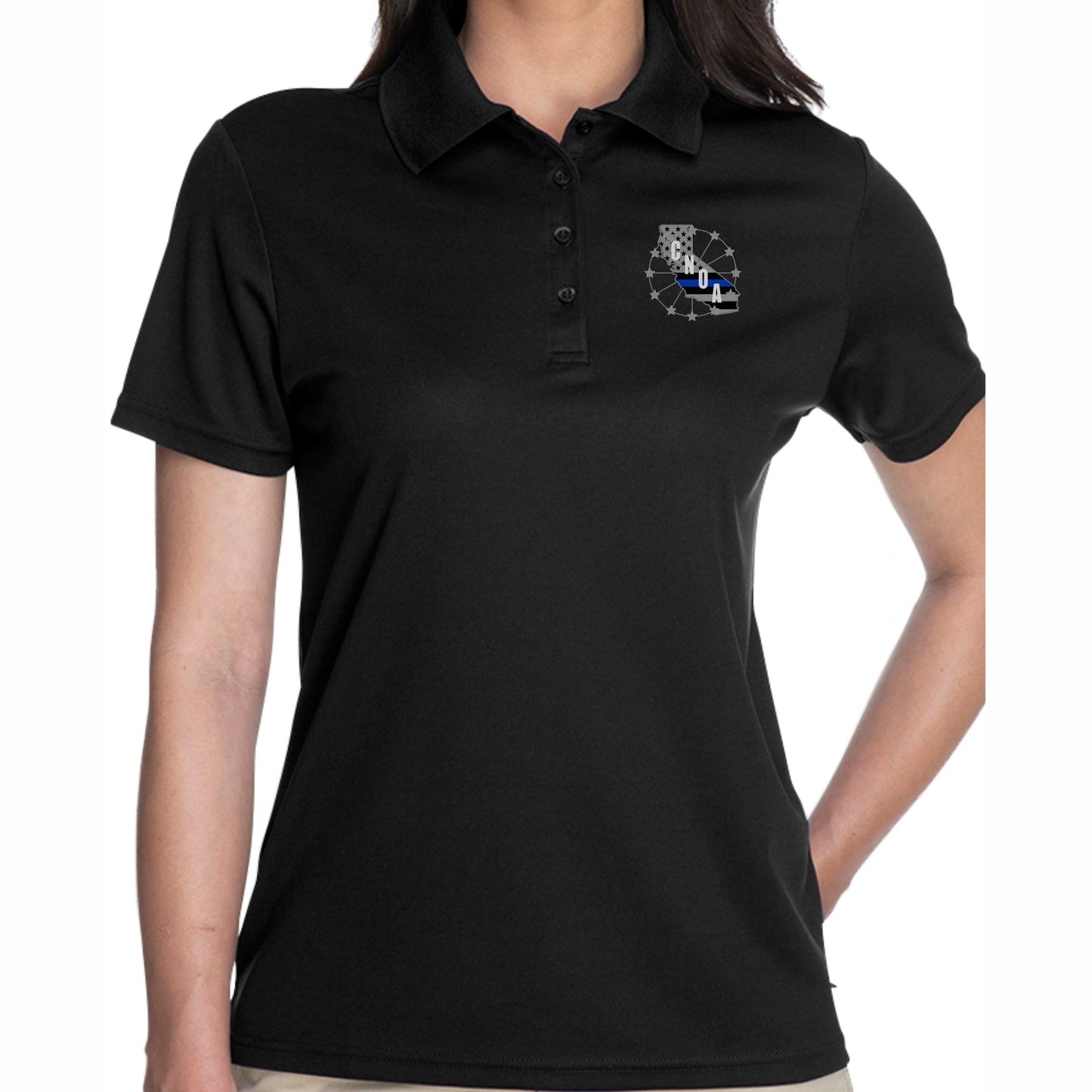 CNOA Core 365 Ladies Origin Performance Piqué Polo - BLACK