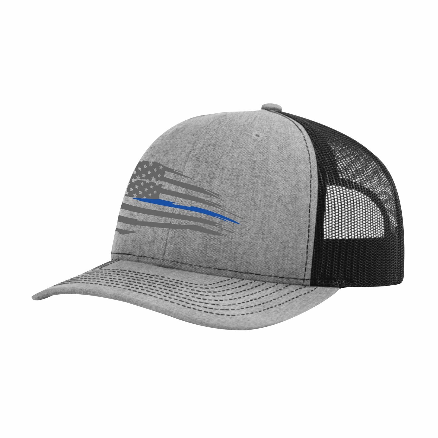 Thin Blueline Mesh Back Hat