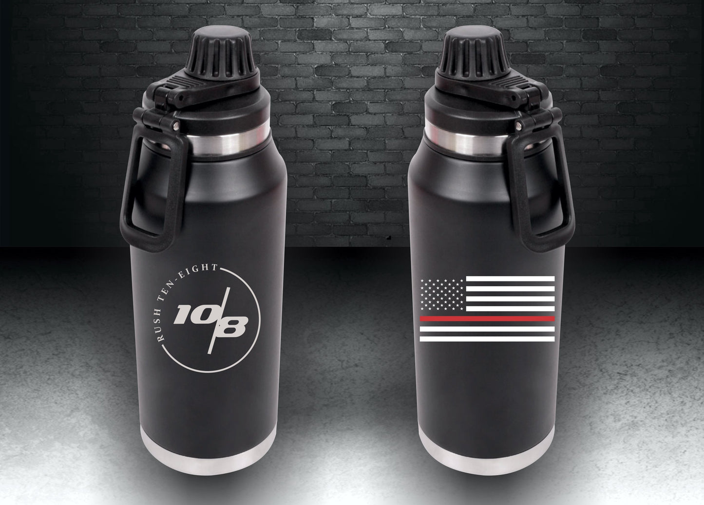 Red Line Hydration Bottle