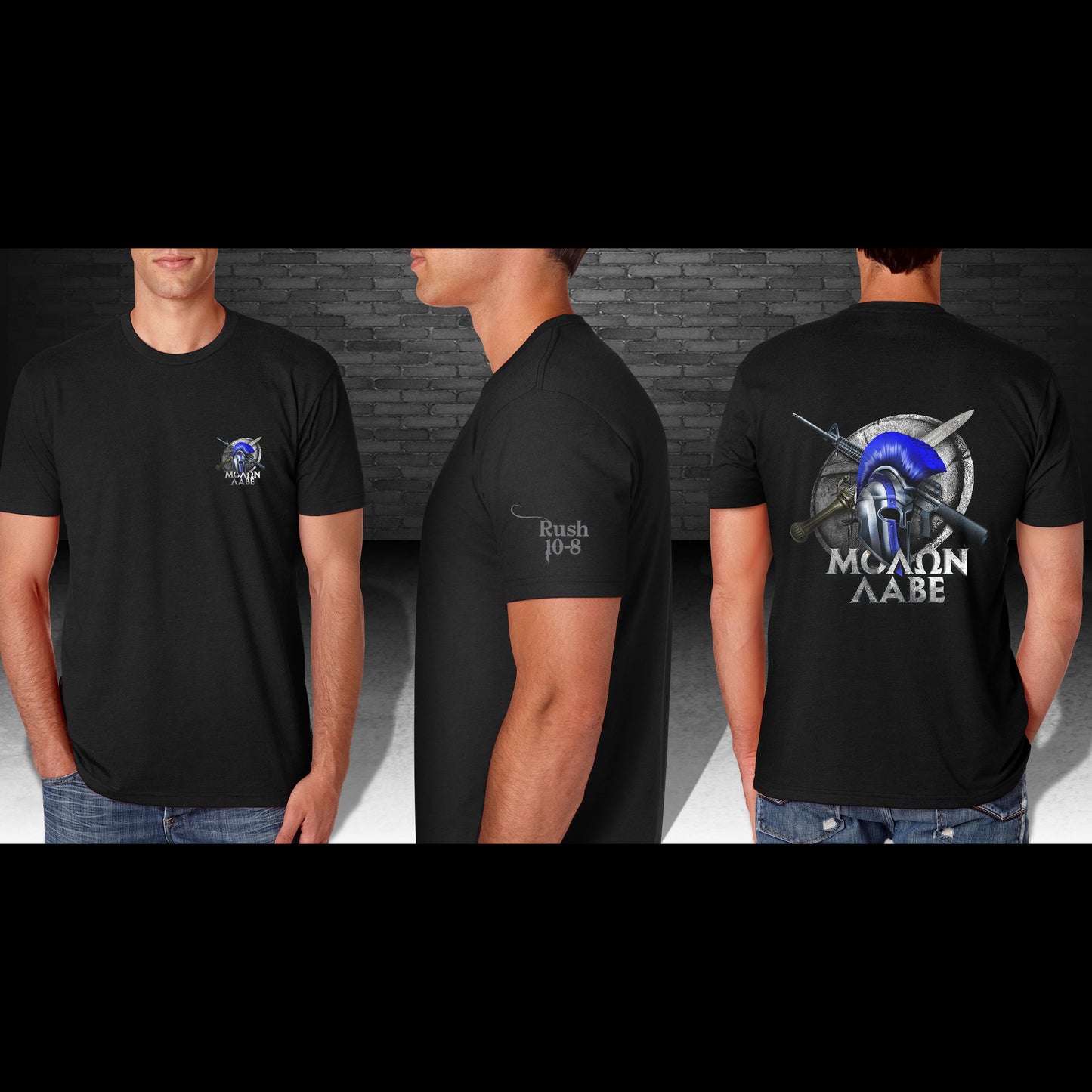 ΜΟΛΩΝ ΛΑΒΕ Mens Next Level CVC Crew Tee