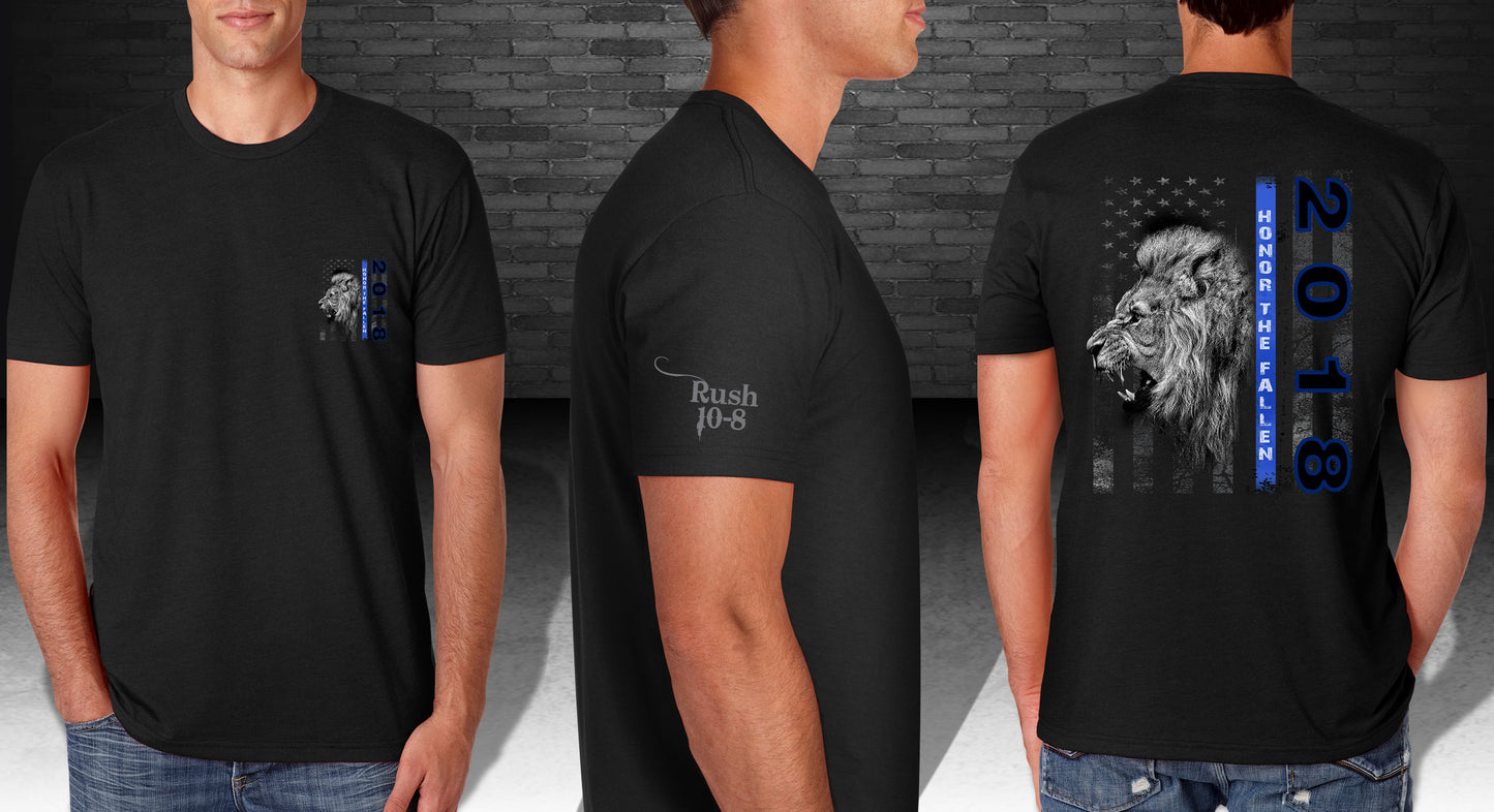 Blue Line Honor The Fallen T-shirt