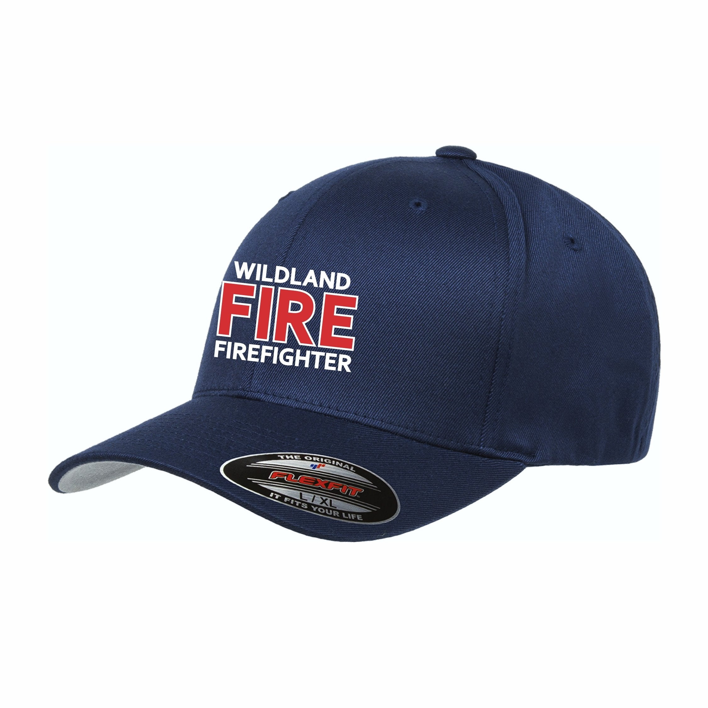 Navy Wildland Fire Firefighter Flexfit® Wooly Combed Twill Cap