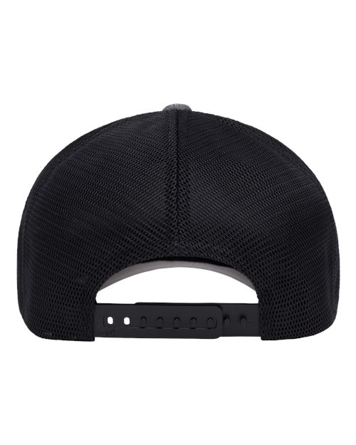 USPFC CHARCOAL/BLACK MELANGE Flexfit Adult 110® Mesh Cap