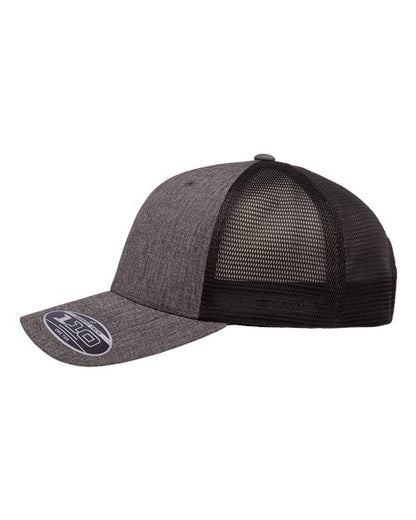 USPFC CHARCOAL/BLACK MELANGE Flexfit Adult 110® Mesh Cap