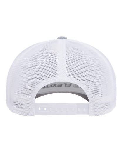 USPFC MELANGE SILVER/WHITE Flexfit Adult 110® Mesh Cap