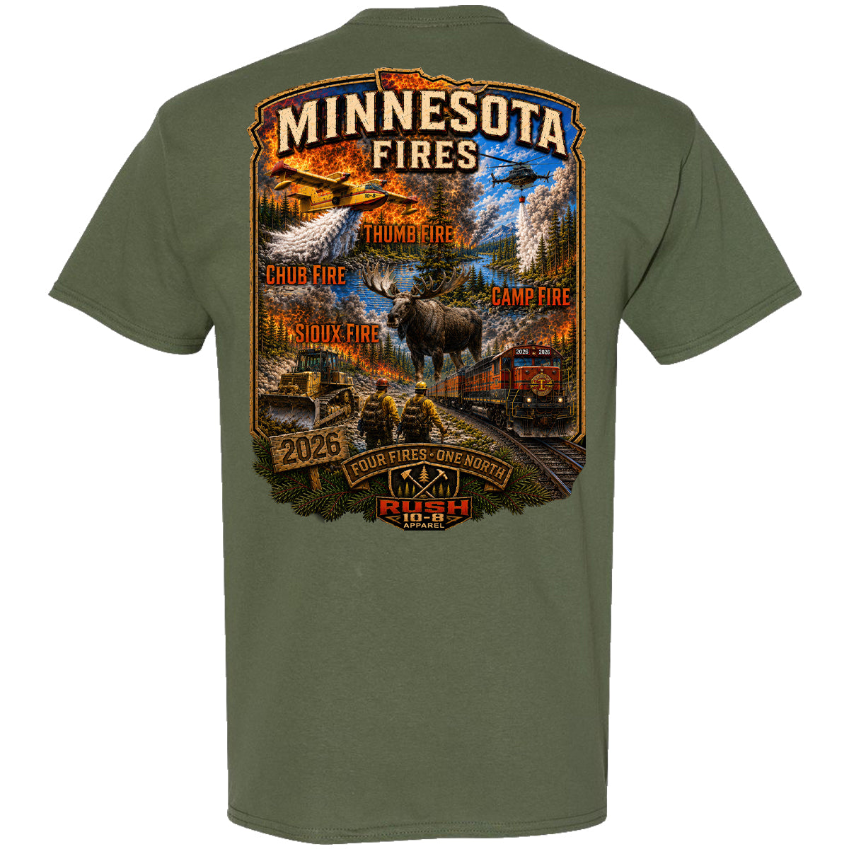 THE MINNESOTA FIRES (THUMB, SIOUX, CAMP, CHUB FIRES) SHIRT 2026
