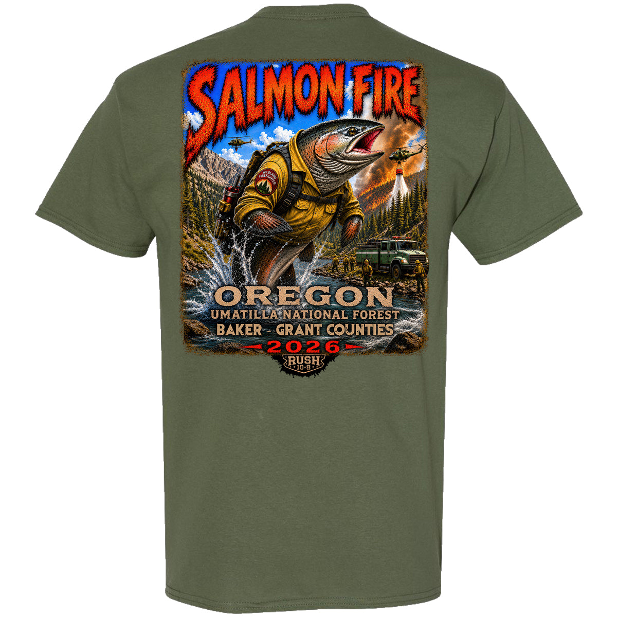 THE SALMON FIRE SHIRT 2026