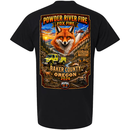 THE POWDER RIVER - FOX FIRES YOUTH SHIRT 2026