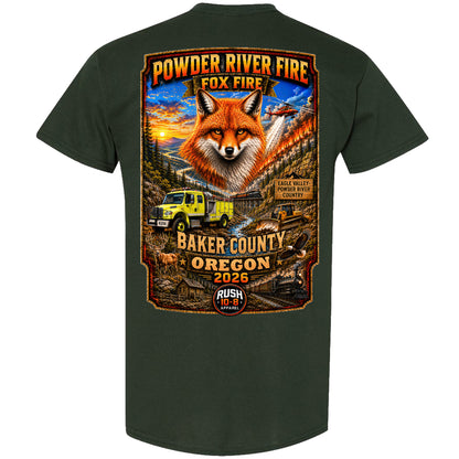 THE POWDER RIVER - FOX FIRES FIRE SHIRT 2026