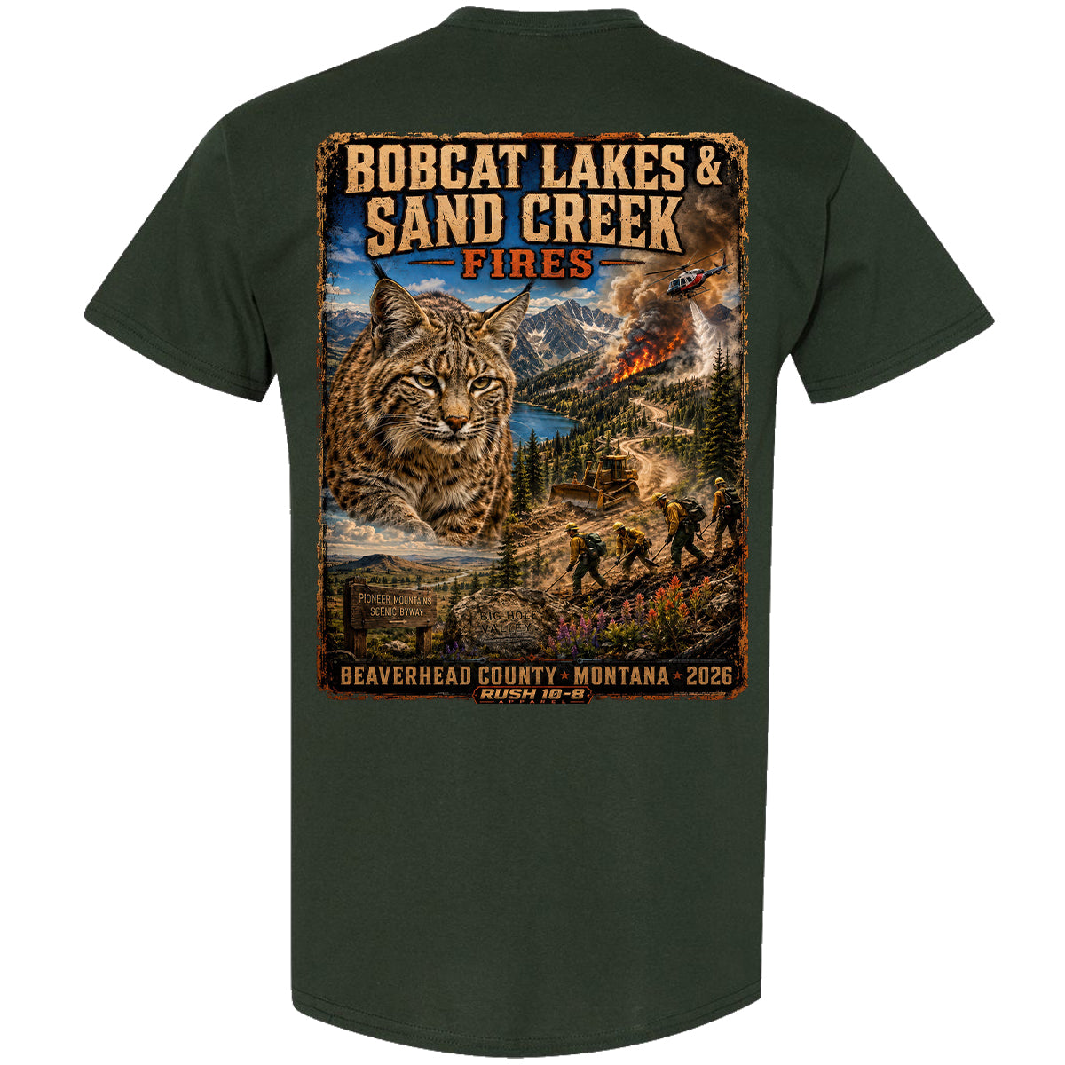 THE BOBCAT LAKE & SAND CREEK FIRES YOUTH SHIRT 2026