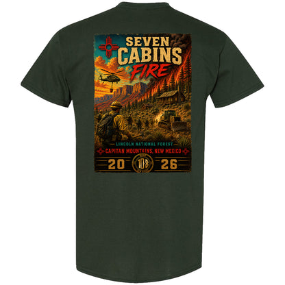SEVEN CABINS FIRE YOUTH SHIRT 2026