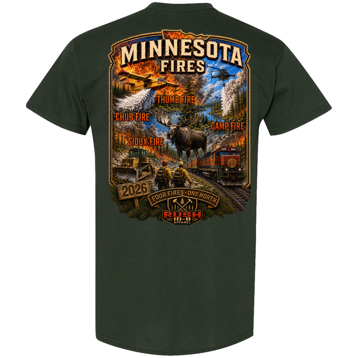 THE MINNESOTA FIRES (THUMB, SIOUX, CAMP, CHUB FIRES) SHIRT 2026