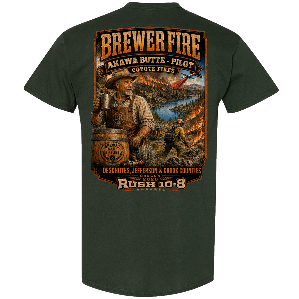 THE BREWER/AKAWA/PILOT/COYOTE FIRES FIRE SHIRT 2026