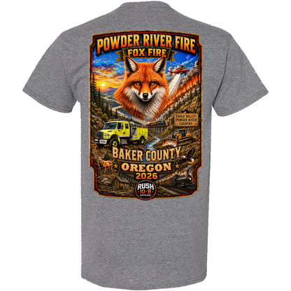 THE POWDER RIVER - FOX FIRES FIRE SHIRT 2026