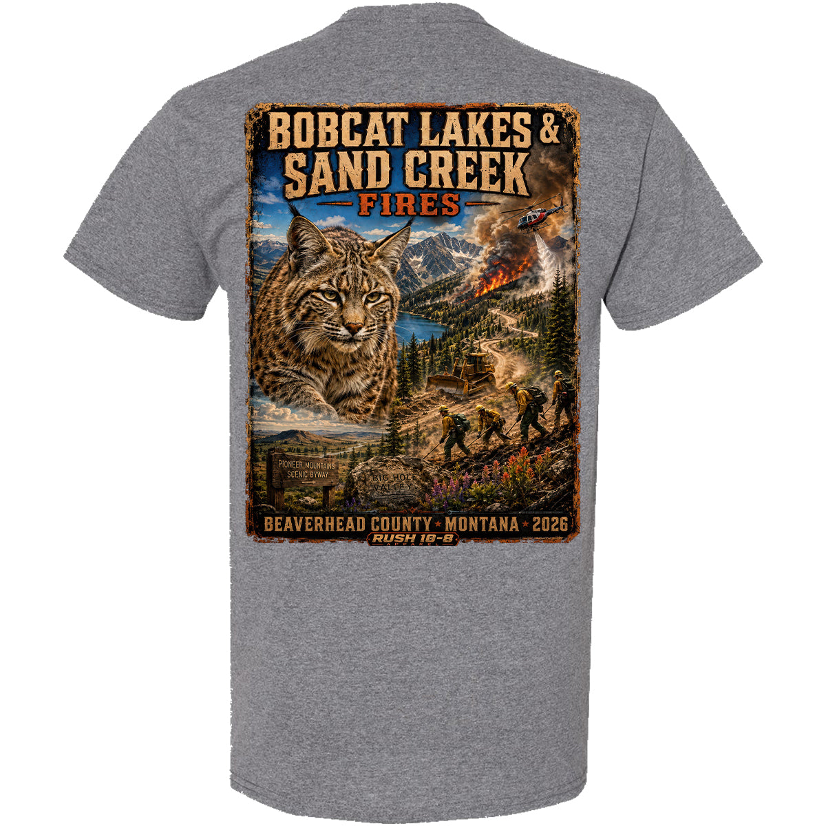THE BOBCAT LAKE & SAND CREEK FIRES YOUTH SHIRT 2026