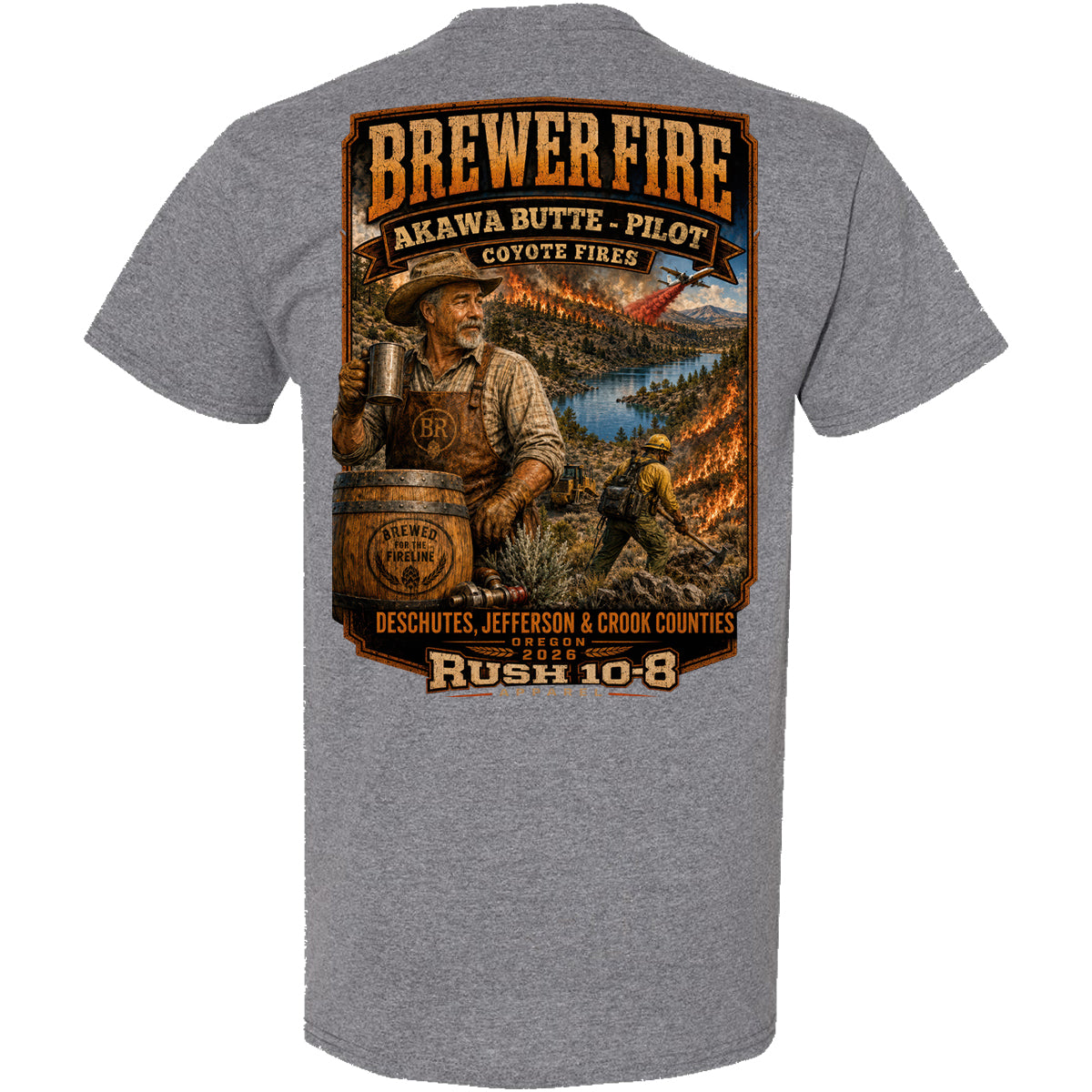 THE BREWER/AKAWA/PILOT/COYOTE FIRES FIRE SHIRT 2026