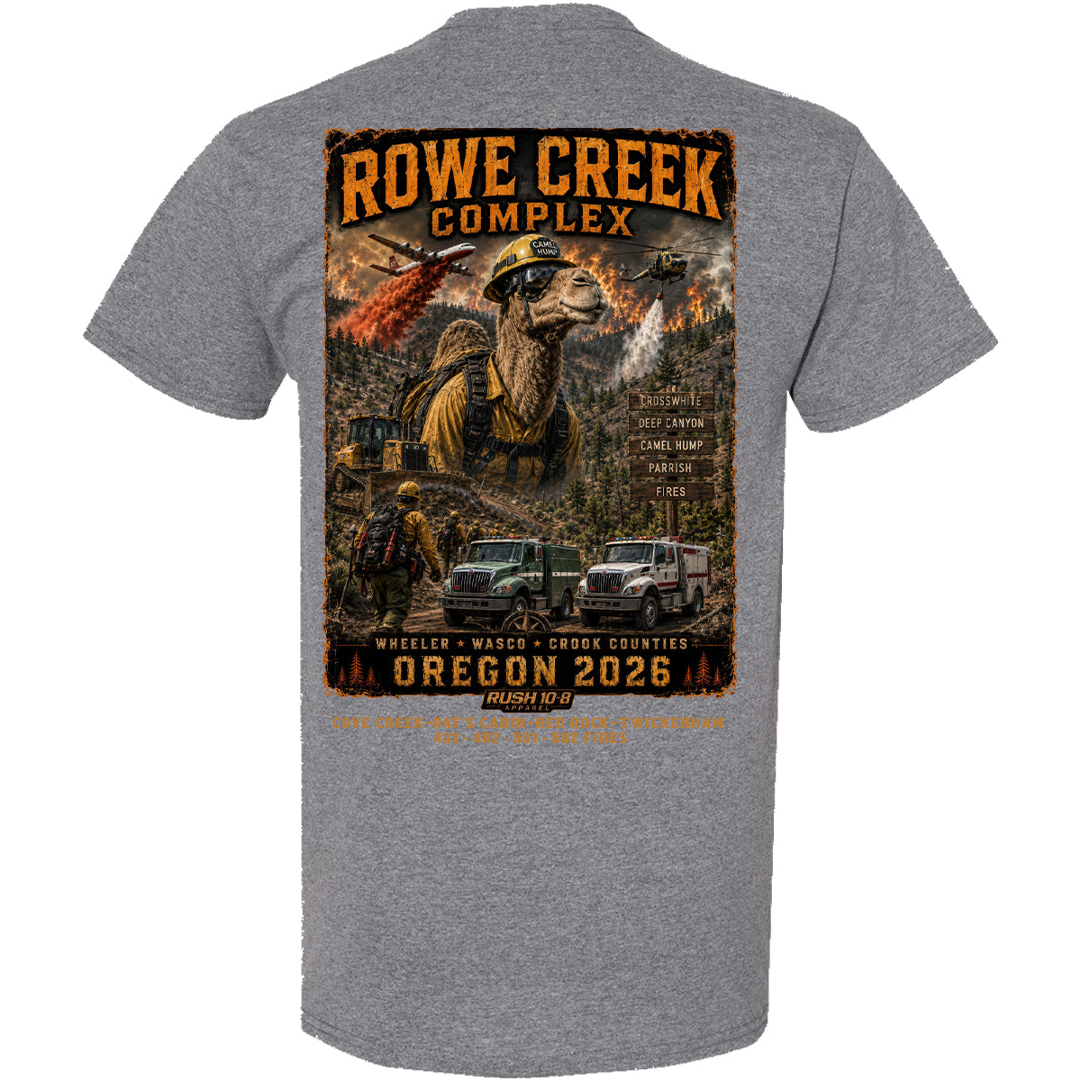 THE ROWE CREEK COMPLEX FIRES SHIRT 2026