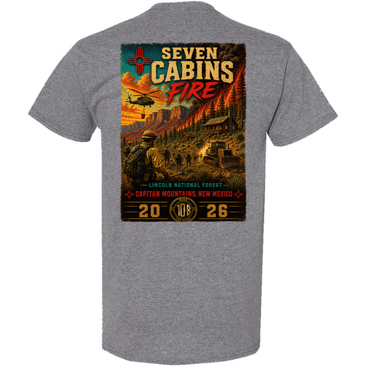 SEVEN CABINS FIRE YOUTH SHIRT 2026