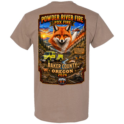 THE POWDER RIVER - FOX FIRES FIRE SHIRT 2026