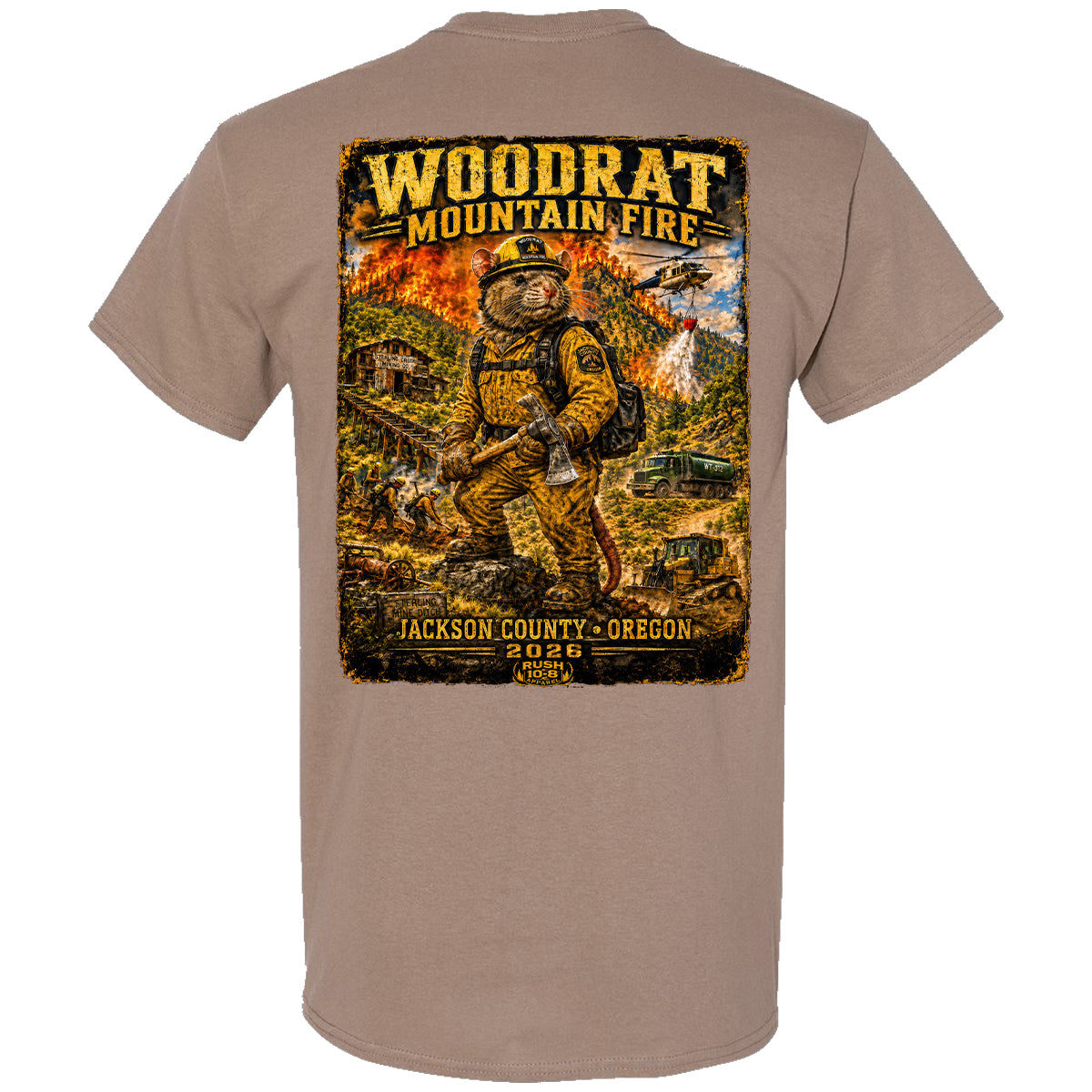 THE WOODRAT MOUNTAIN FIRE YOUTH SHIRT 2026