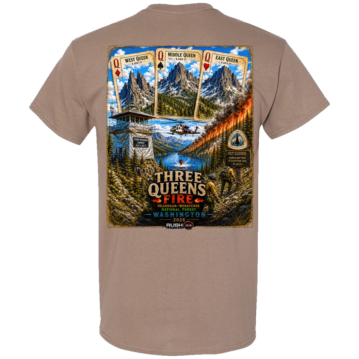THE THREE QUEENS FIRE SHIRT 2026