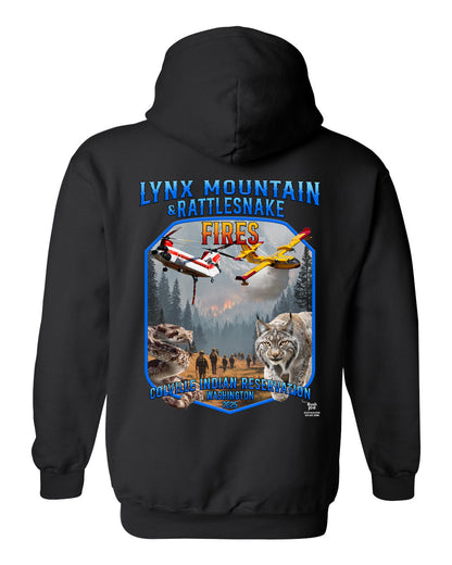 LYNX MOUNTAIN & RATTLESNAKE  FIRE HOODIE 2025