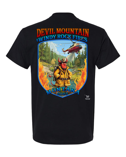 DEVIL MOUNTAIN & WINDY ROCK FIRES FIRE SHIRT 2025