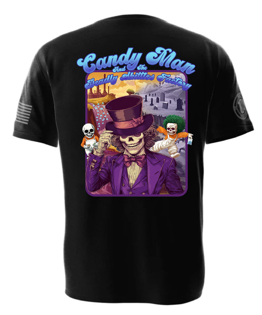 CANDY MAN – DEADLY SKITTLES FACTORY TEE