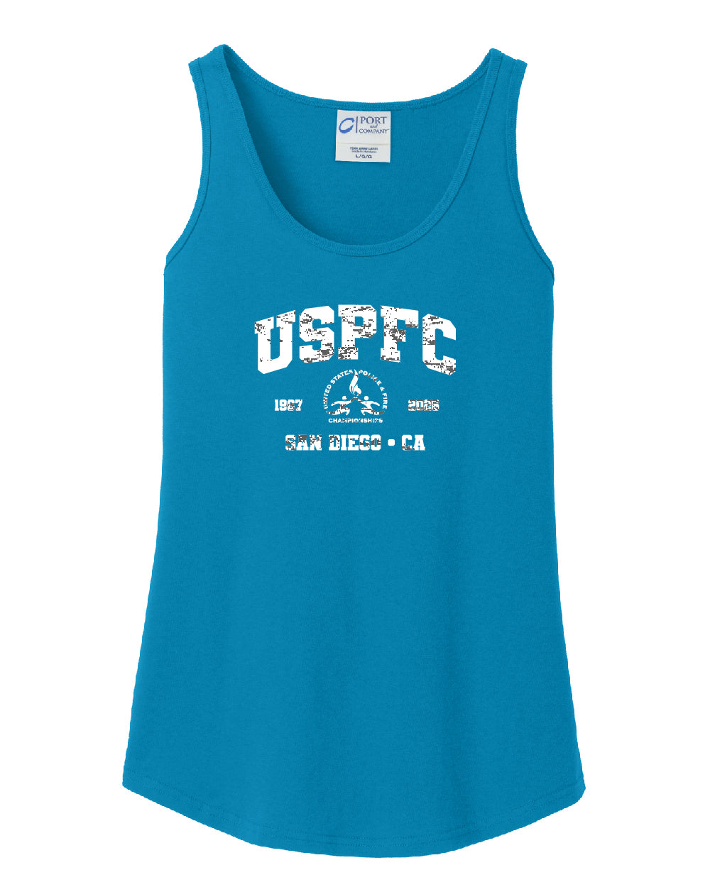 USPFC 2026 Neon Ladies Women's Core Cotton Tank Top