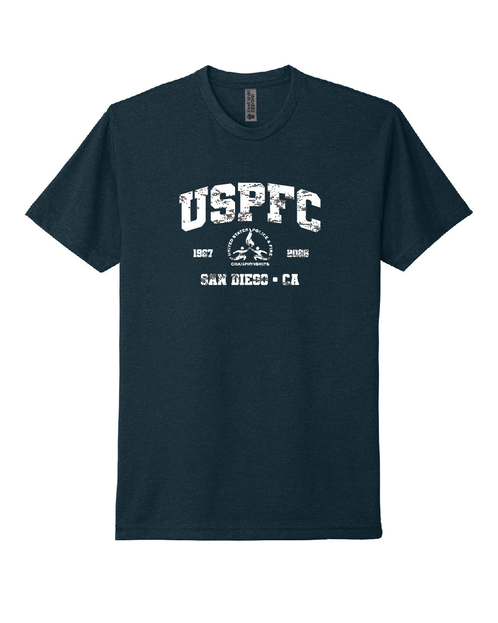 USPFC 2026 Midnight Navy Next Level Apparel® Unisex CVC Tee