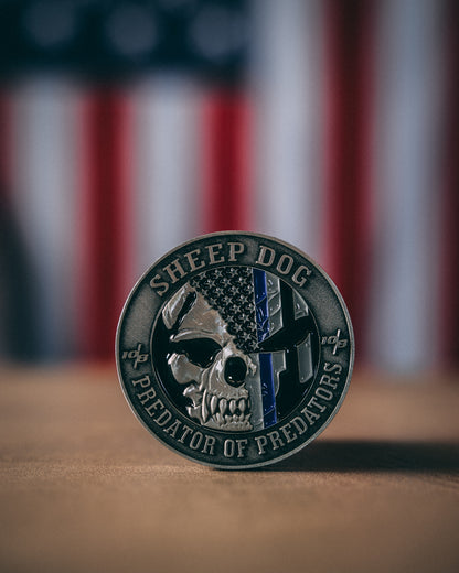 Sheep Dog Challenge Coin