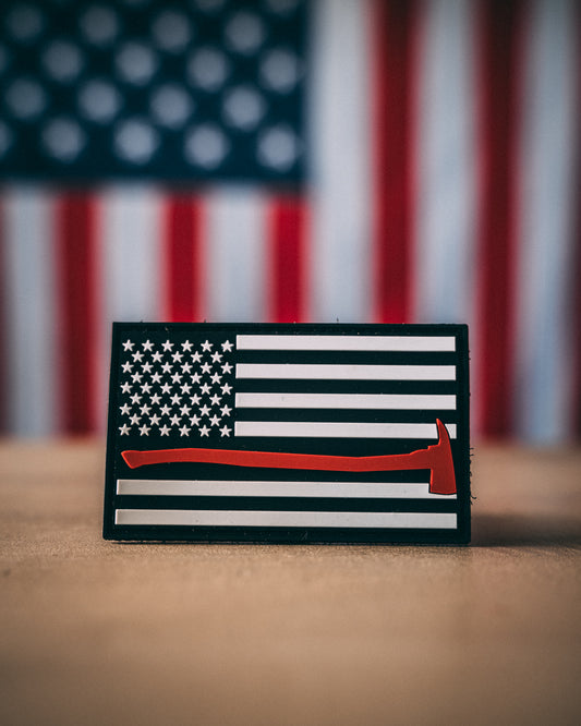 PVC Thin Red Line Patch