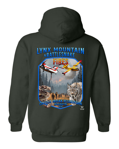 LYNX MOUNTAIN & RATTLESNAKE  FIRE HOODIE 2025