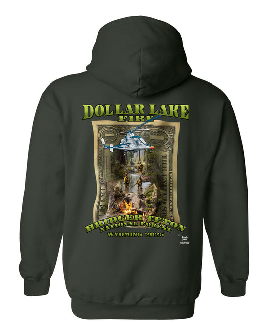 DOLLAR LAKE  FIRE HOODIE 2025