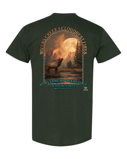 YOUTH BIVENS CREEK AND CLOUDREST FIRE SHIRT 2025