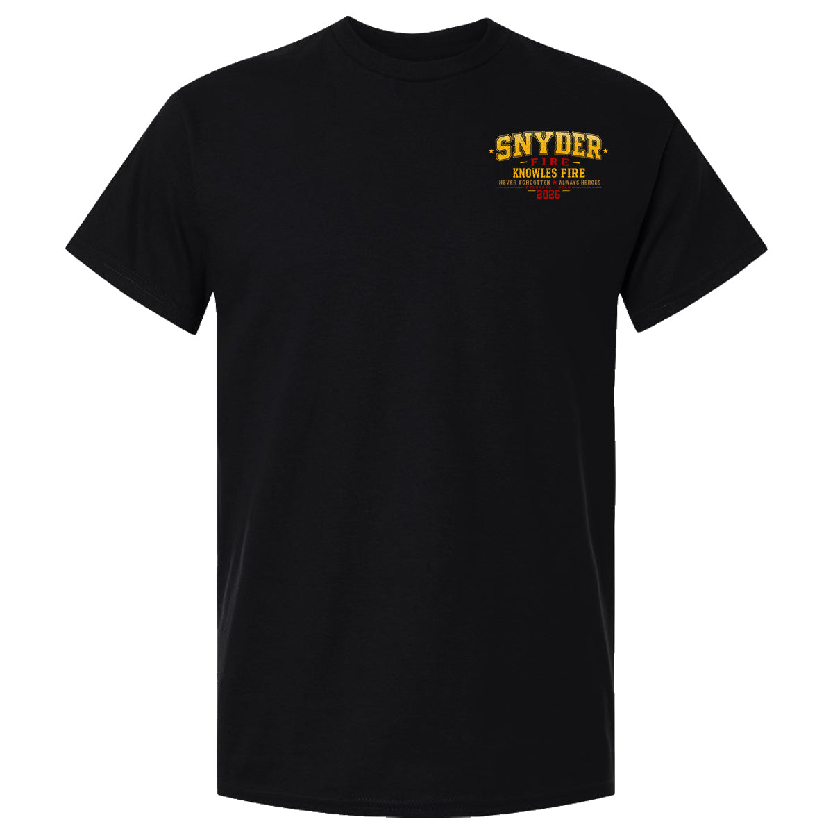 THE SNYDER/KNOWLES FIRE SHIRT 2026